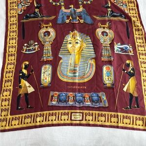 Vintage 1976 Hermès Tutankhamun Silk Scarf